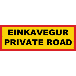 Einkavegur - Private Road