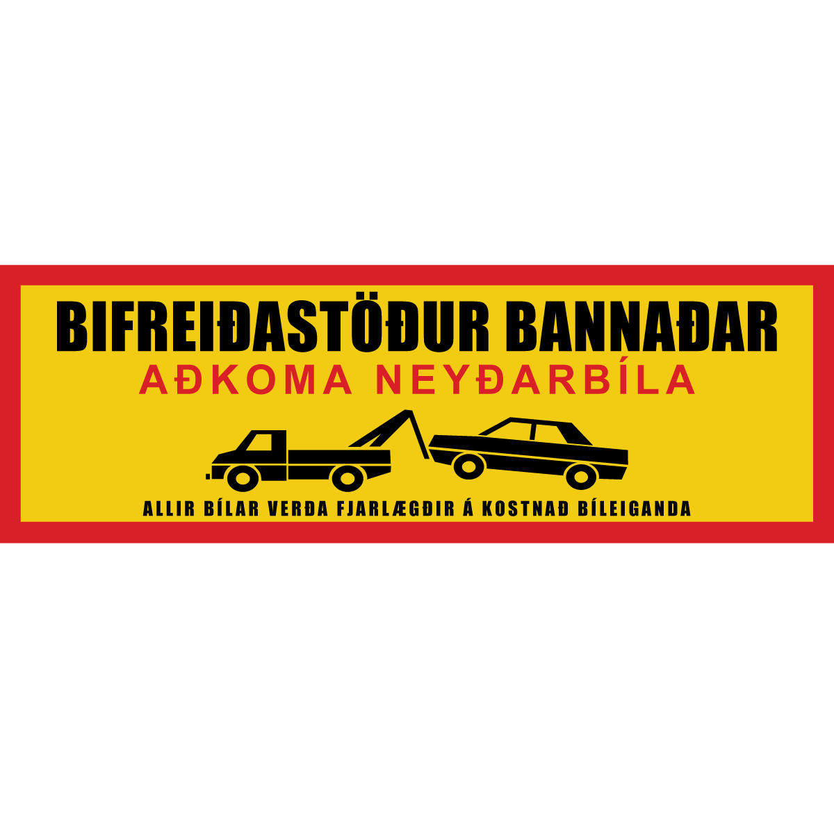 Aðkoma neyðarbíla