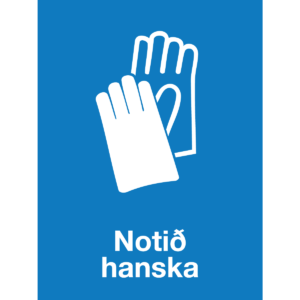 Notið hanska