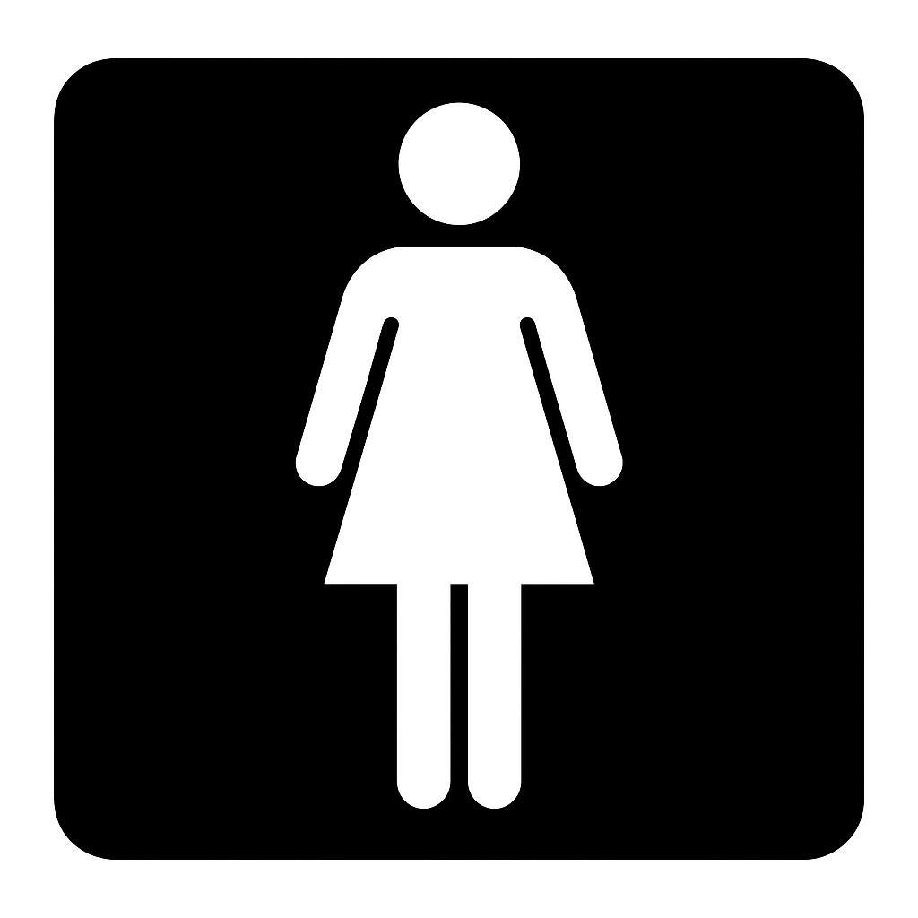 Wc skilti - Kona